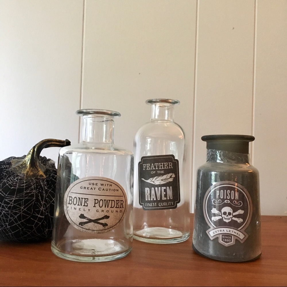 Target potion bottles- set of 3